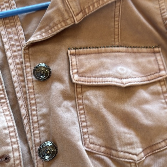 White House black market Jean jacket in light pink - Picture 3 of 4